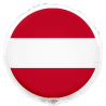 45cm Austrian Flag Balloon