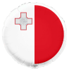 Globo con bandera de Malta de 45 cm
