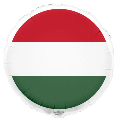 Globo con bandera de Hungría de 45 cm
