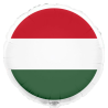 Globo con bandera de Hungría de 45 cm