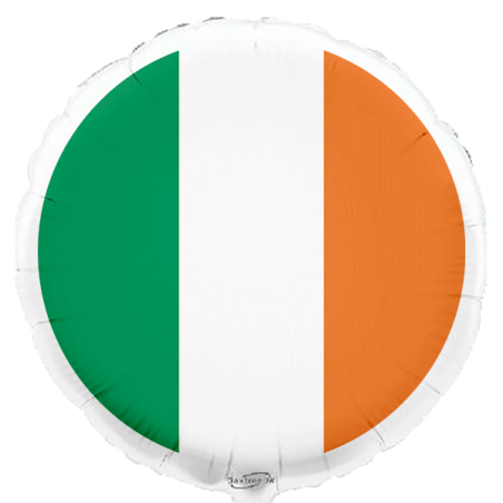 Globo con bandera de Irlanda de 45 cm