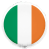 Globo con bandera de Irlanda de 45 cm