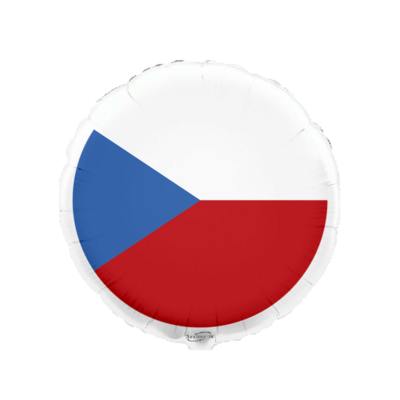 45cm Czech Republic Flag Balloon 45cm Czech Republic Flag Balloon