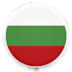 Globo con bandera de Bulgaria de 45 cm