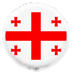 Globo con bandera de Georgia de 45 cm