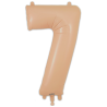 86cm Blush Number 7 Balloon