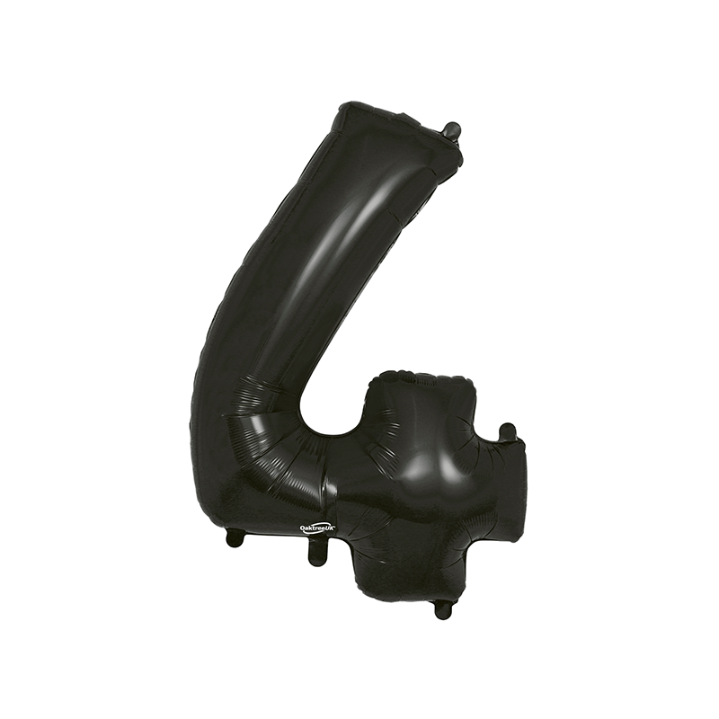 86cm black Number 4 Balloon