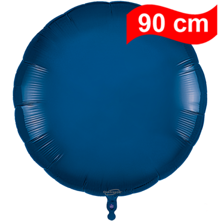 Balão Redondo de 90cm Azul Marinho