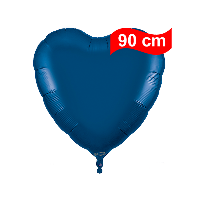Globo Corazón Azul marino 90cm