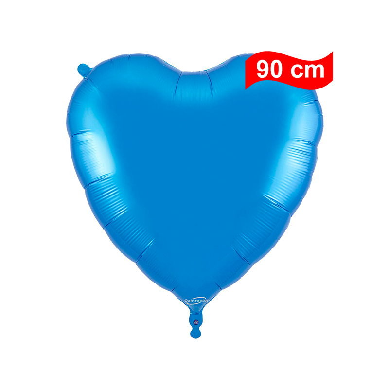 Globo Corazón Azul 90cm