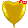 Balão Coração de 90cm Dourado