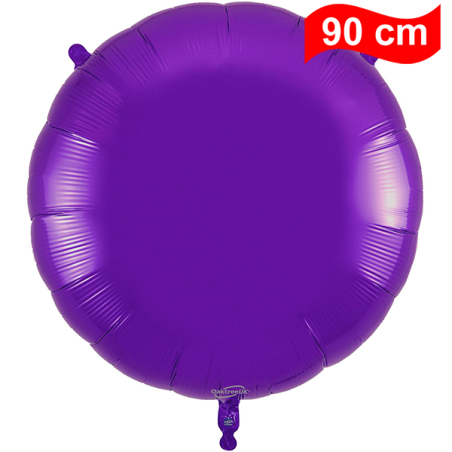 Balão Redondo de 90cm Roxo