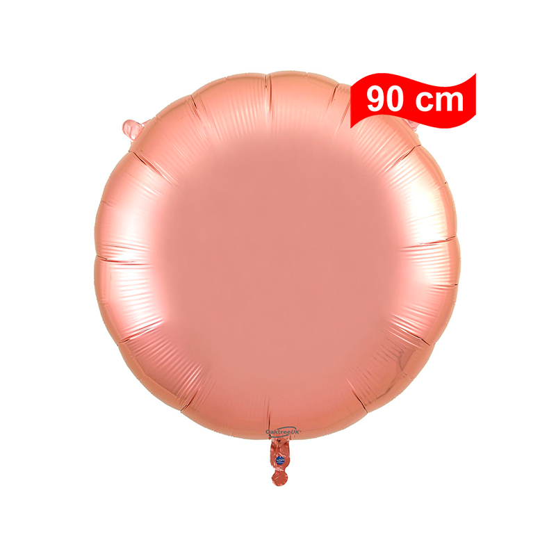 Globo Redondo Oro rosa 90cm