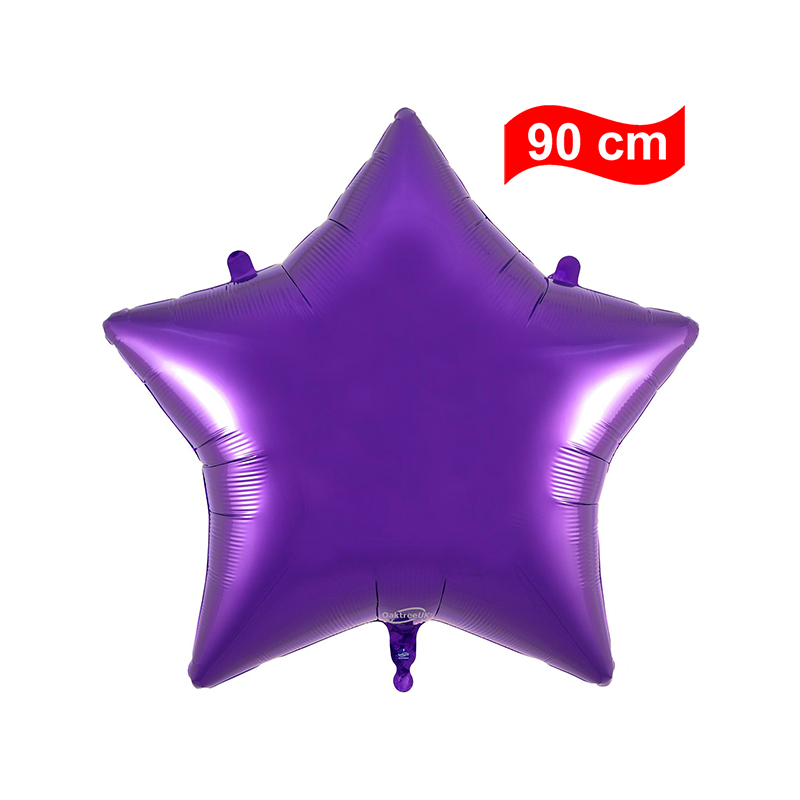 Balão Estrela de 90cm Roxo