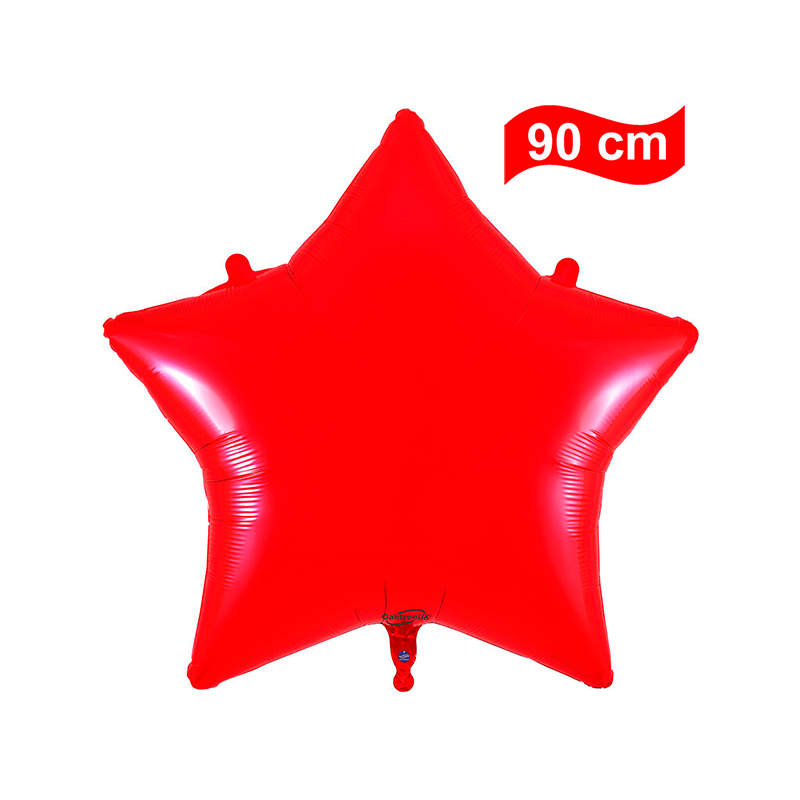 Balão Estrela de 90cm Vermelho