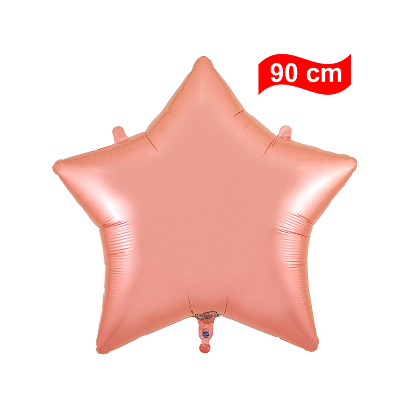 Globo Estrella 90cm Oro Rosa