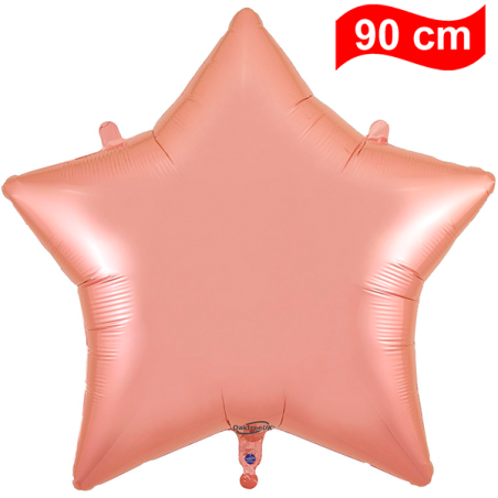 Globo Estrella 90cm Oro Rosa