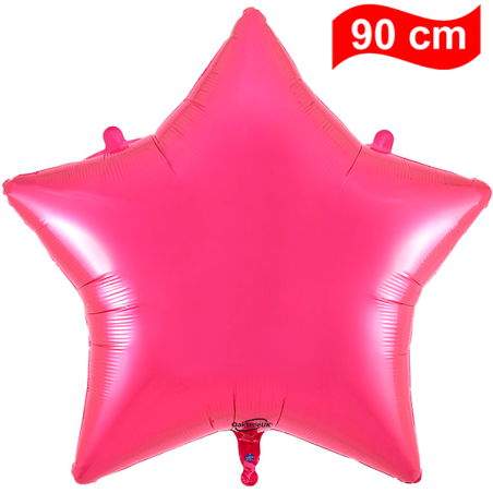 Globo Estrella 90cm Fuchsia