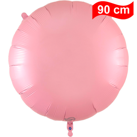 90cm Round Pink Foil Balloon