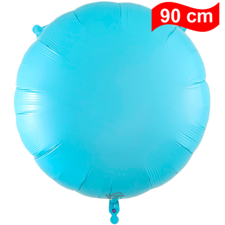 Balão Redondo de 90cm Azul Claro