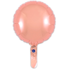 23cm Round Rose Gold Foil Balloon