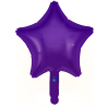 23cm Star Purple Foil Balloon