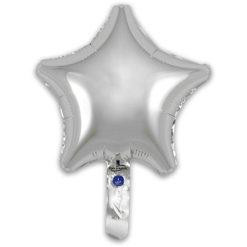 23cm Star Silver Foil Balloon