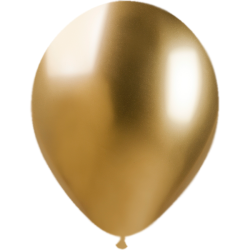 33cm Chrome Gold Balloon
