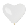 Globo corazón 13cm Transparente