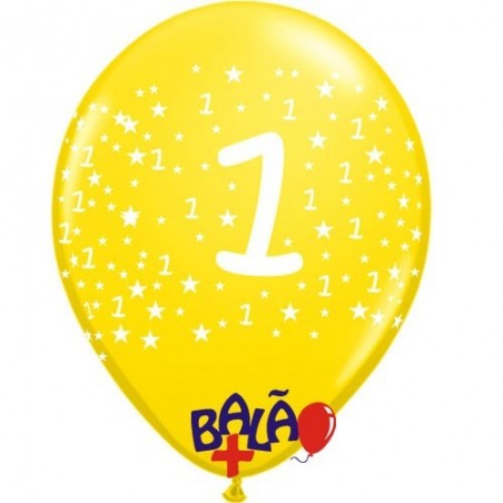 Balão 30cm 1 com estrelas