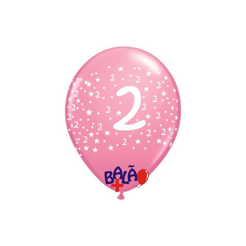 Balloon 30cm 2 with stars