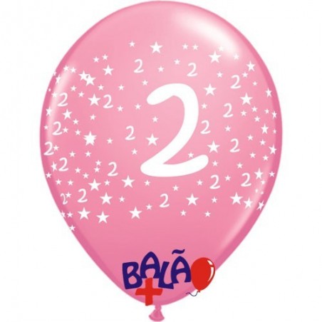 Balloon 30cm 2 with stars