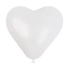 Balão coração de 30cm Branco