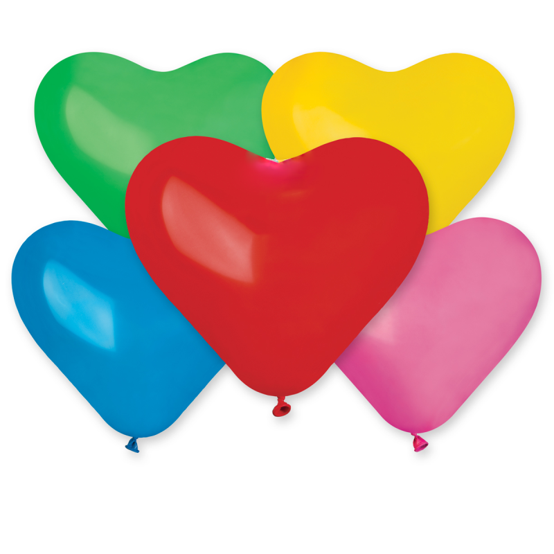 30cm Assortment Heart Balloon