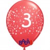 Balloon 30cm 3 with stars