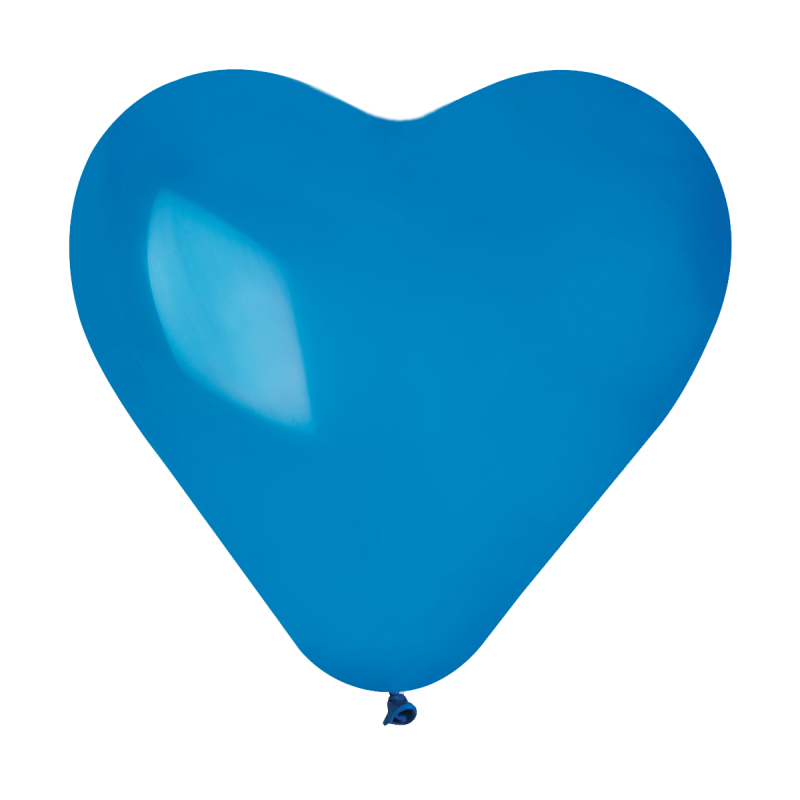 30cm Blue Heart Balloon