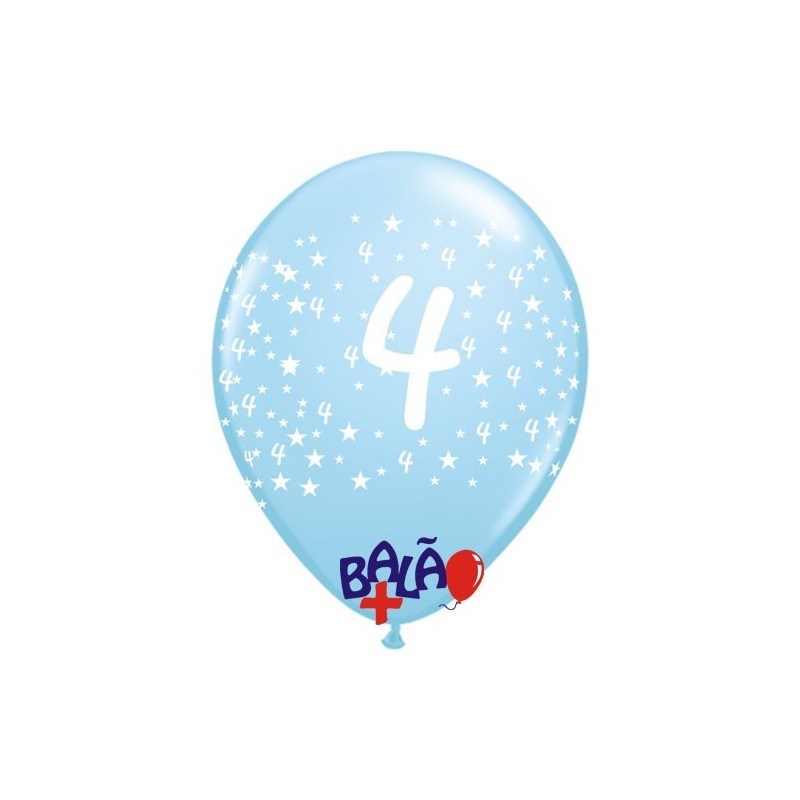 Balão 30cm 4 com estrelas