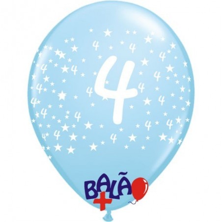 Balão 30cm 4 com estrelas