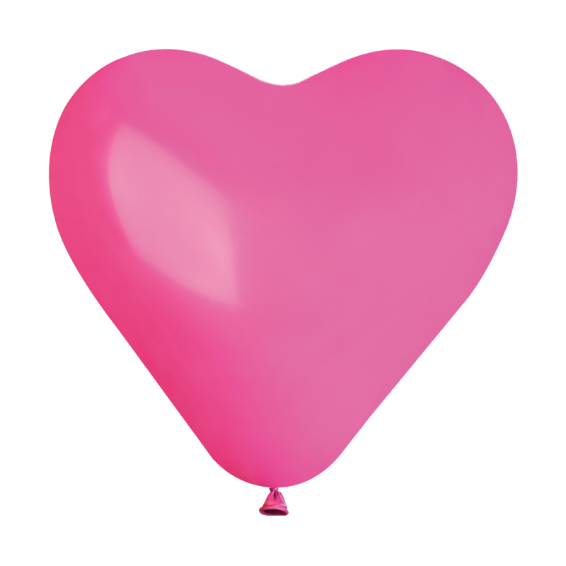 30cm Fuchsia Heart Balloon