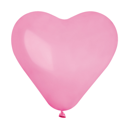 43cm Pink Heart Balloon
