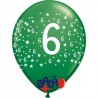 Balão 30cm 6 com estrelas