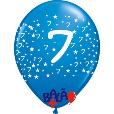 Balão 30cm 7 com estrelas
