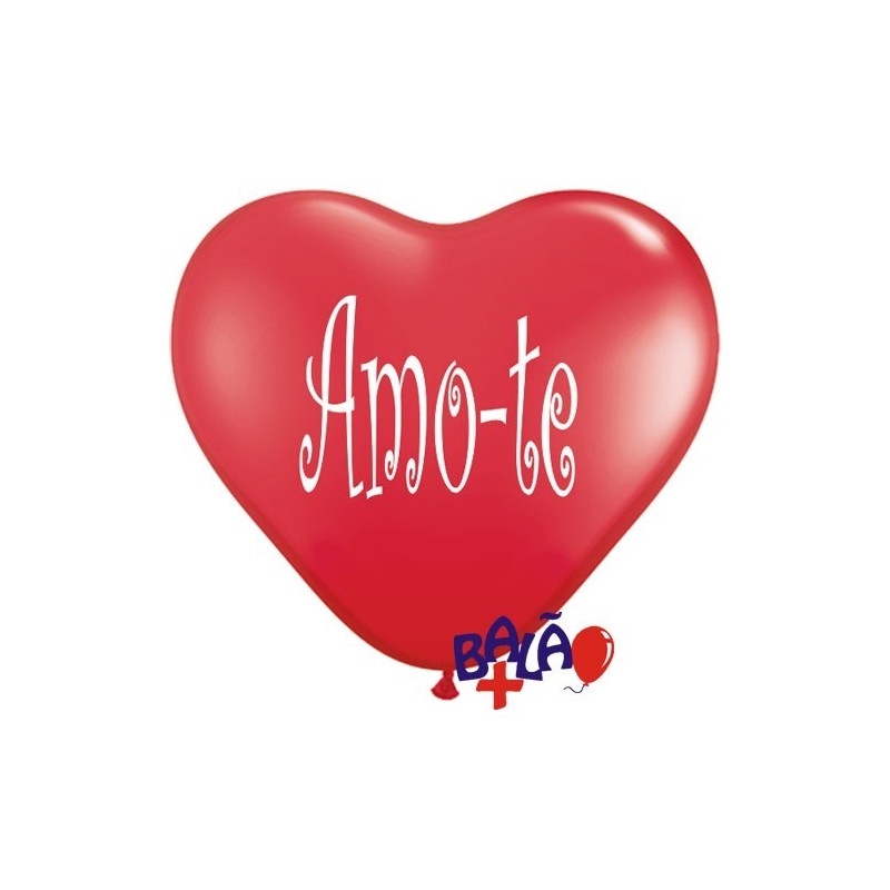 Globo Corazón 13cm Amo-te
