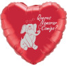 45cm QNC Elephant Heart Balloon