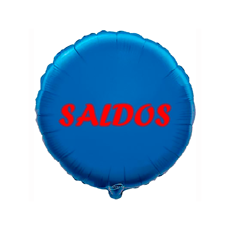 Balão de 45cm Saldos Azul