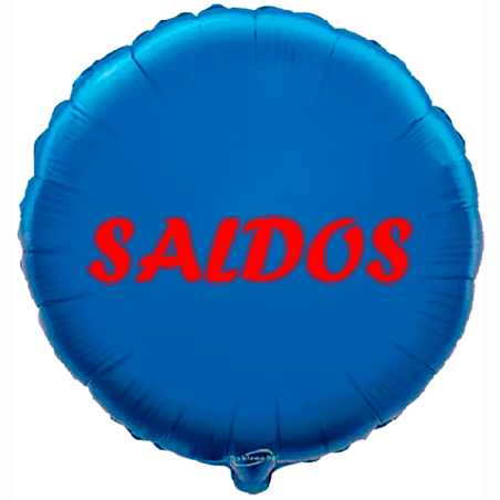 45cm Saldos Blue Balloon