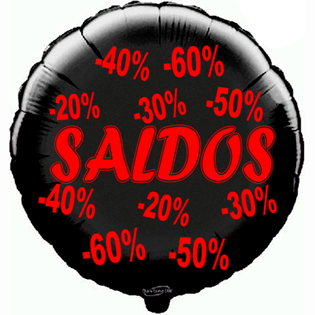 45cm Saldos Black Balloon