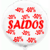 45cm Saldos White Balloon