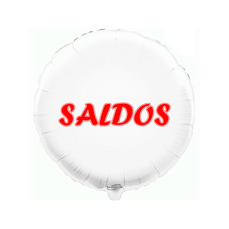 45cm Saldos White Balloon