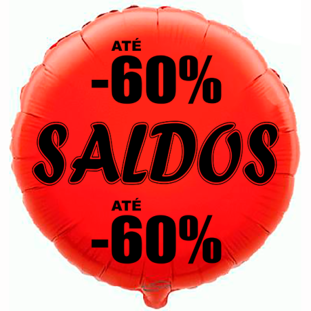 Balão de 45cm Saldos -60% Vermelho